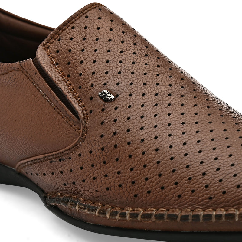 Flex-it Tan Slip-Ons