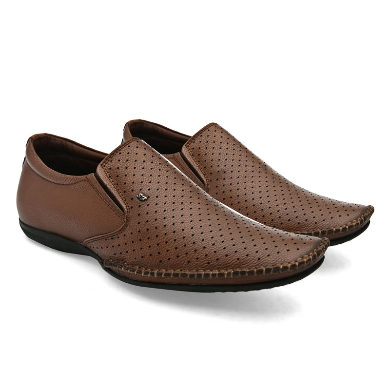 Flex-it Tan Slip-Ons