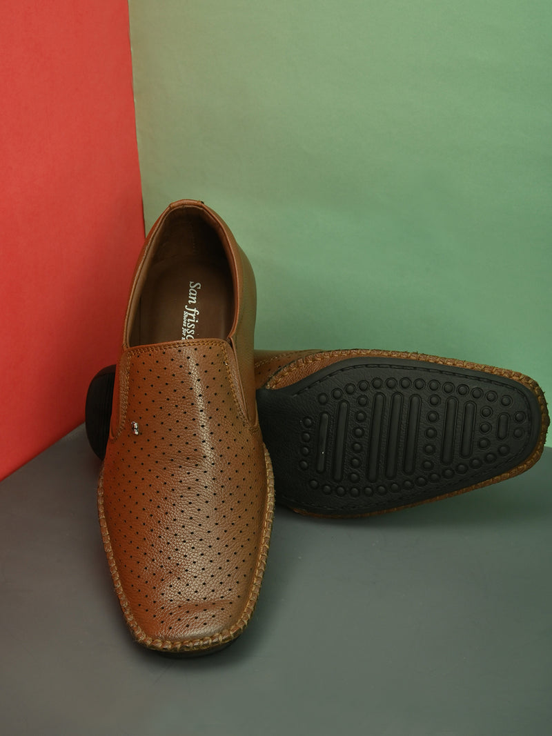 Flex-it Tan Slip-Ons