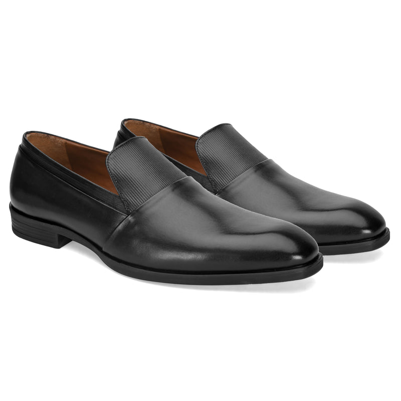 Newman Black Formal Slip-ons