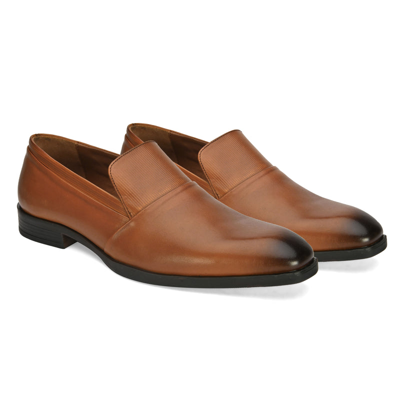 Newman Tan Formal Slip-ons