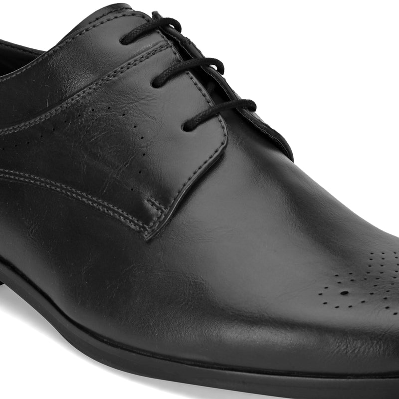 Mayfair Black Derby Shoes