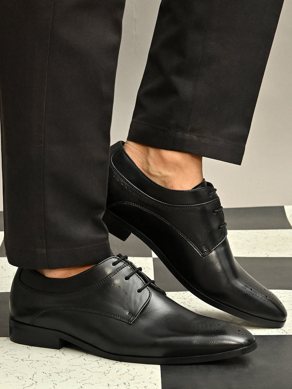 Mayfair Black Derby Shoes