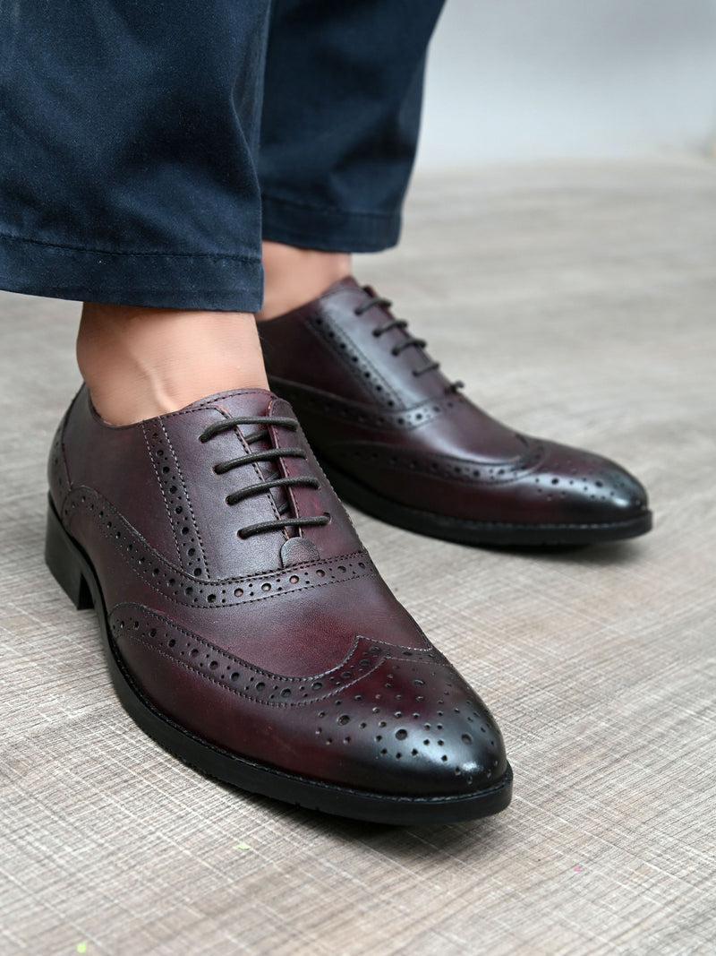 Men's Formal Derby Faux Upper Office Wear Lace Up Black Shoes – BxxyShoes