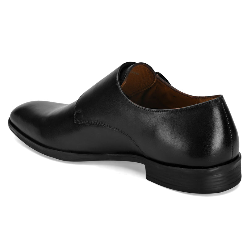 Hugo Classic Black Monk Shoes