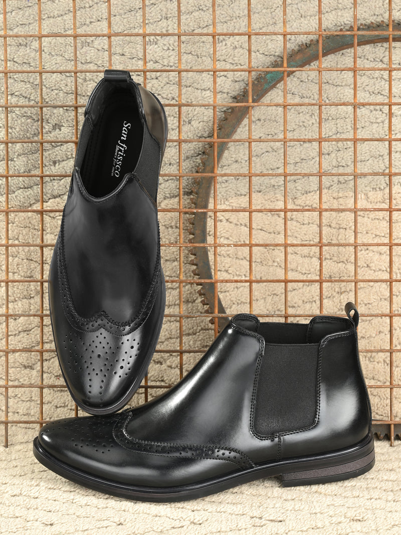Hague Black Chelsea Boots
