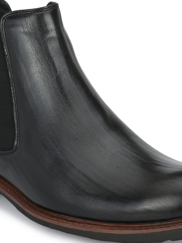 Quest Black Chelsea Boots