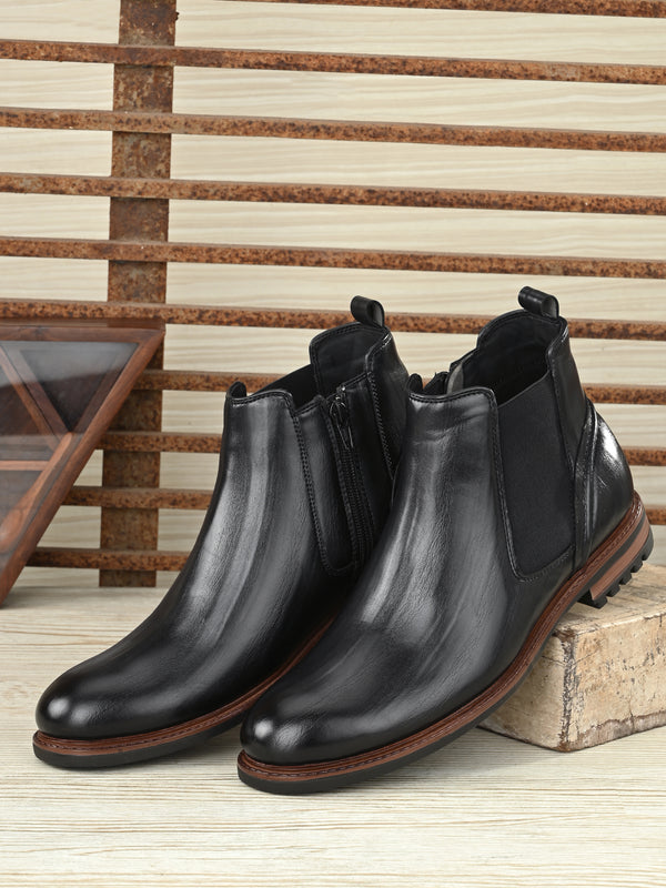 Quest Black Chelsea Boots