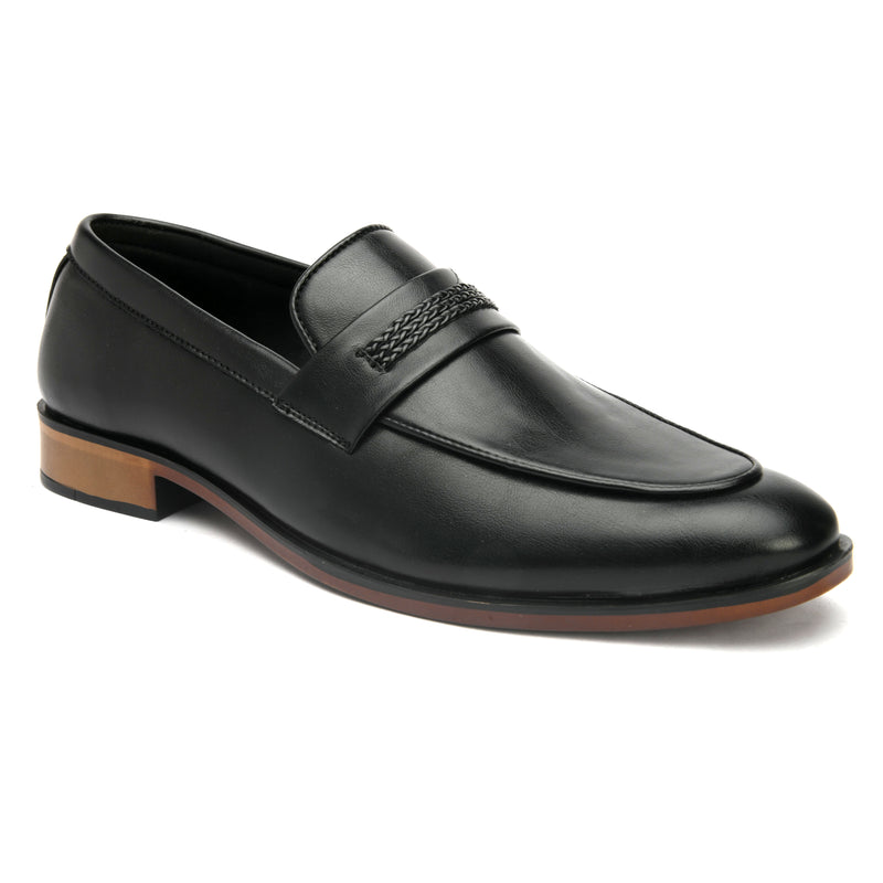 Bond Black Saddle Loafers